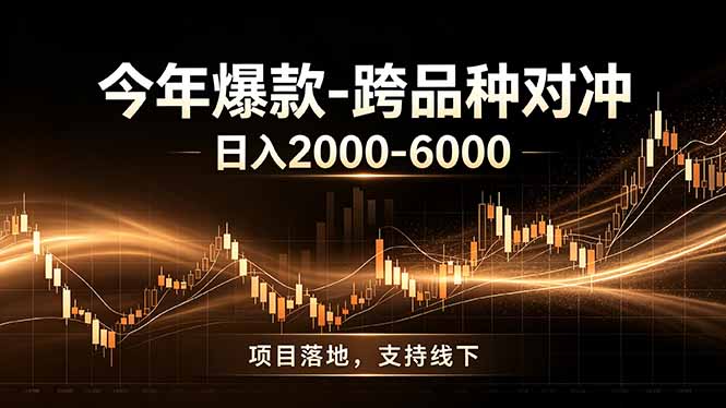 全新跨品种对冲模式上线！日稳定盈利 2000-6000，合规长久可批量放大-大表哥网创