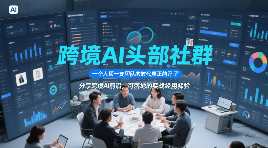 跨境AI头部社群,一个人顶一支团队的时代真正的开始了,分享跨境AI前沿,可落地的实战经验(更新5月11日)-大表哥网创