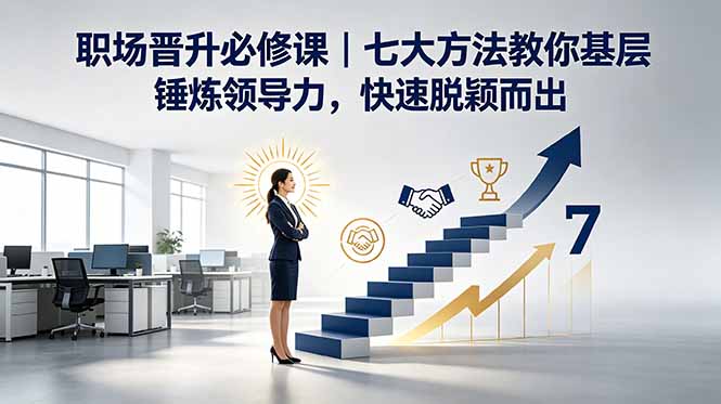 付费文章：职场晋升必修课｜七大方法教你基层锤炼领导力，快速脱颖而出-大表哥网创