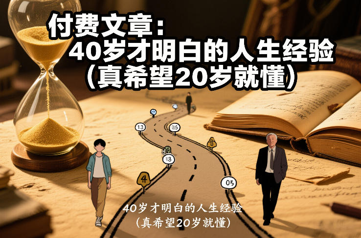 付费文章：40岁才明白的人生经验(真希望20岁就懂)-大表哥网创
