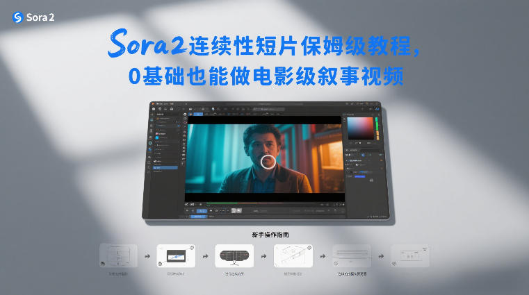 Sora2连续性短片保姆级教程，0基础也能做电影级叙事视频-大表哥网创