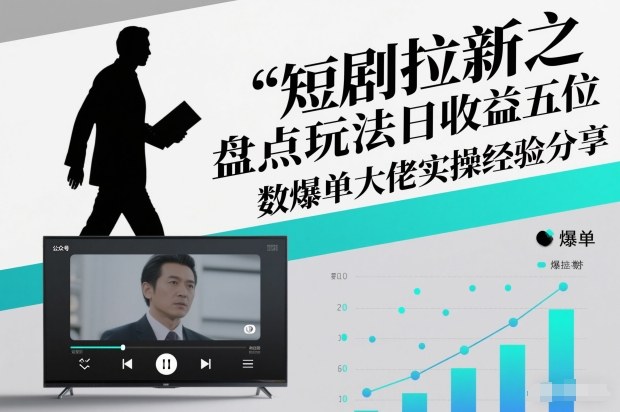 短剧拉新之盘点玩法日收益五位数爆单大佬实操经验分享-大表哥网创