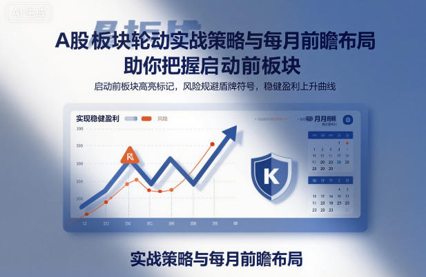 A股板块轮动实战策略与每月前瞻布局，助你把握启动前板块，规避风险，实现稳健盈利-大表哥网创