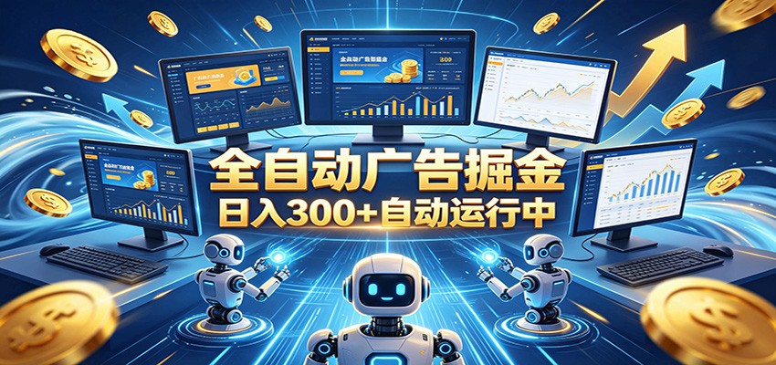 自动广告G机，日入300+，正规平台，广告浏览获益，时间自由，适合各类人群日常增收-大表哥网创