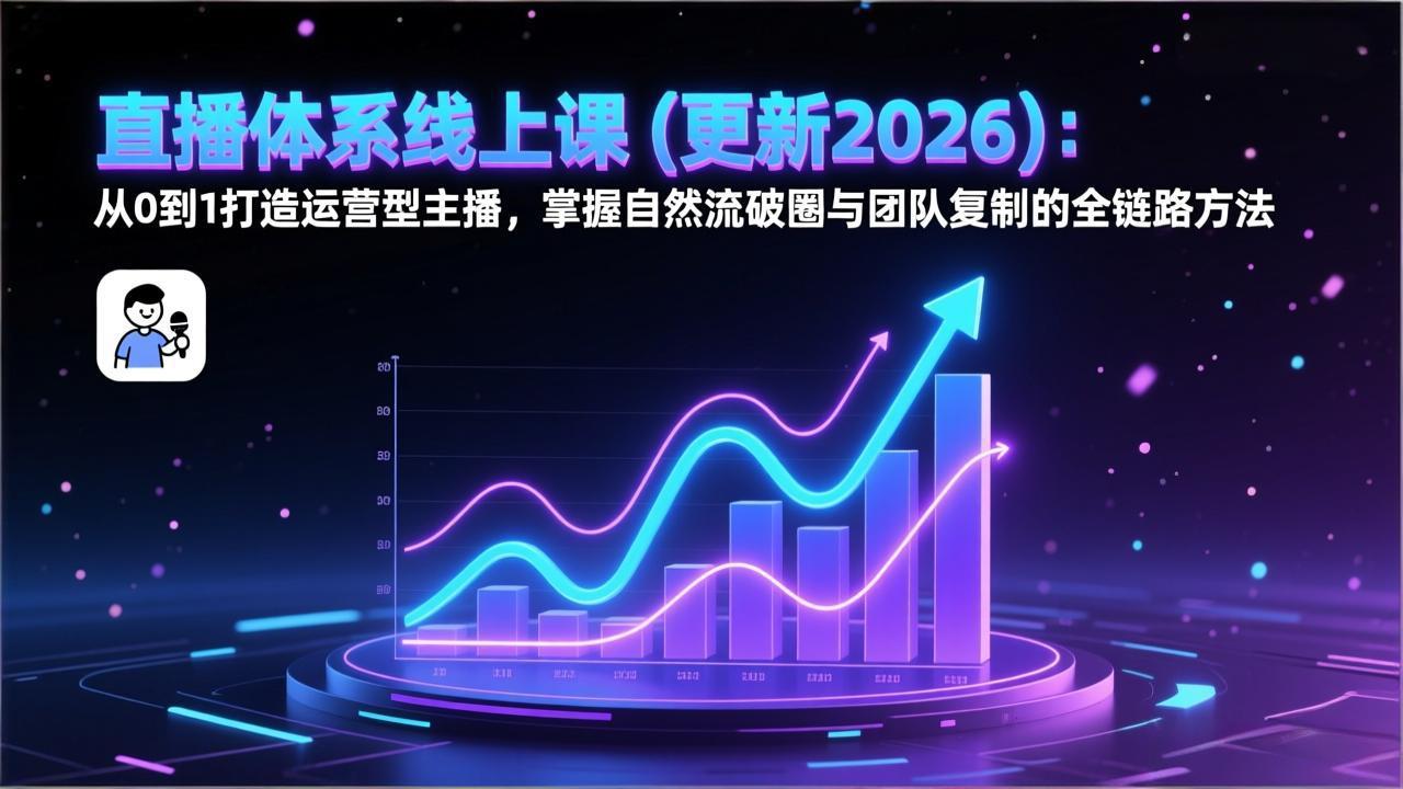 直播体系线上课(更新2026-大表哥网创