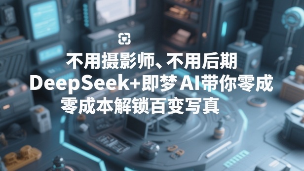 不用摄影师、不用后期,DeepSeek+即梦AI带你零成本解锁百变写真!-大表哥网创