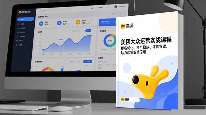 美团大众运营实战课程，排名优化、推广投放、评价管理，助力店铺业绩倍增-大表哥网创