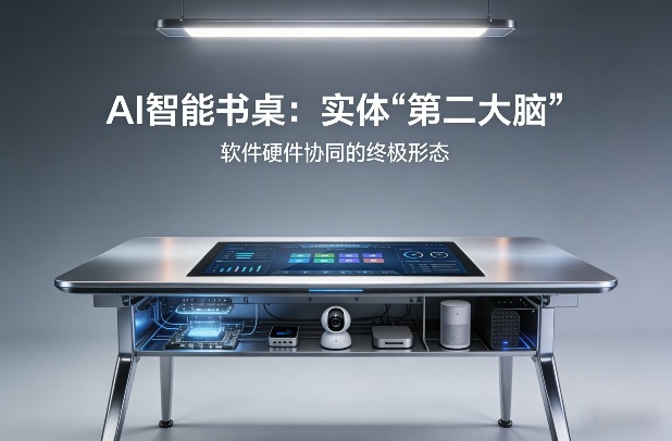 AI智能书桌搭建，构建你的实体“第二大脑”，软件硬件协同的终极形态-大表哥网创