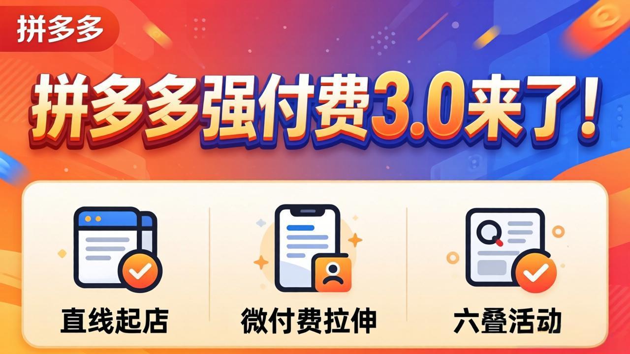 拼多多强付费3.0来了(更新4月-大表哥网创