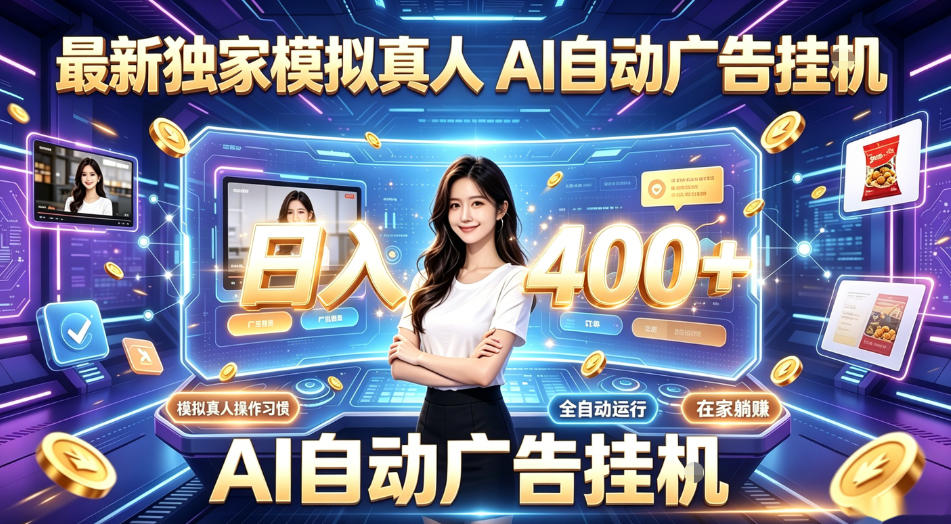 最新独家模拟真人，AI自动挂号挂G，日入400+，全程全自动运行，无需人工【揭秘】-大表哥网创