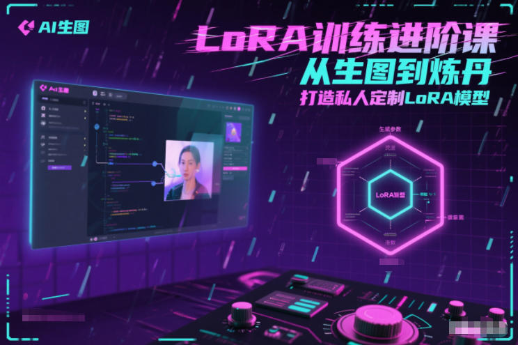 LoRA训练进阶课，从生图到炼丹，打造私人定制LoRA模型-大表哥网创