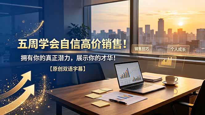 五周学会自信高价销售！拥有你的真正潜力，展示你的才华！【原创双语字幕】-大表哥网创
