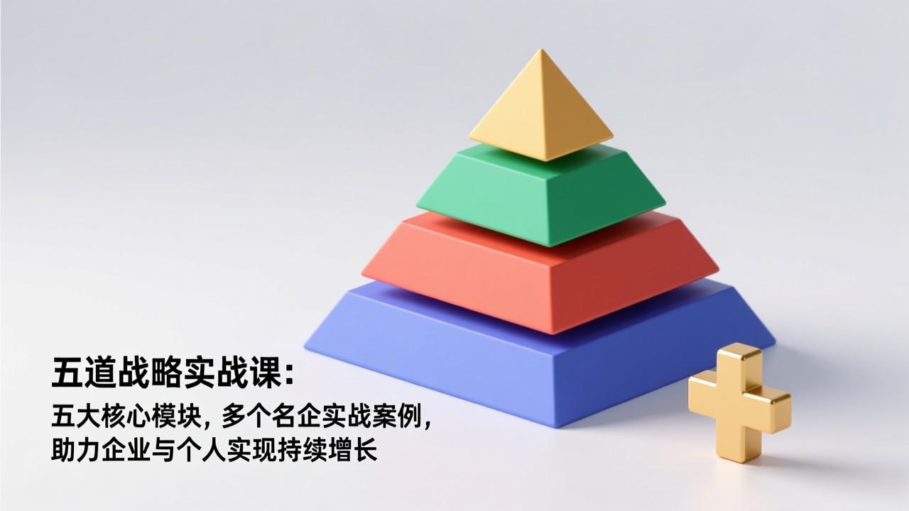 五道战略实战课：五大核心模块，多个名企实战案例，助力企业与个人实现持续增长-大表哥网创