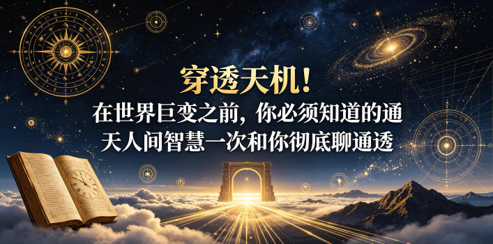 付费文章：穿透天机！在世界巨变之前，你必须知道的通天人间智慧一次和你彻底聊通透-大表哥网创