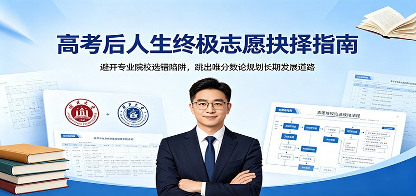 高考后人生终极志愿抉择指南:避开专业院校选错陷阱,跳出唯分数论规划长期发展道路-大表哥网创