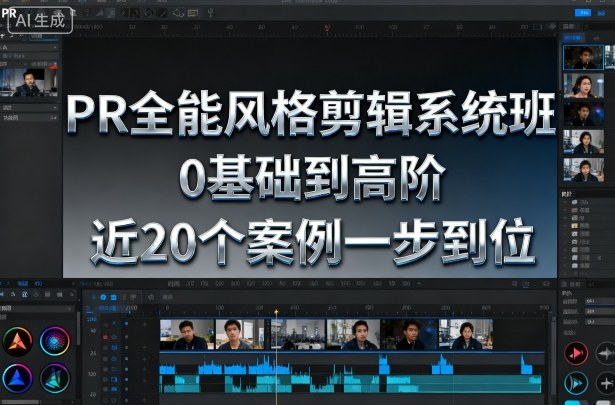 PR全能风格剪辑系统班，0基础到高阶，近20个案例一步到位-大表哥网创