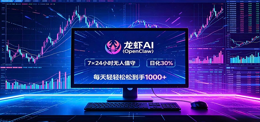 龙虾AI(OpenClaw)全自动挂机，智能操控电脑高效执行任务，每天轻松到手四位数-大表哥网创