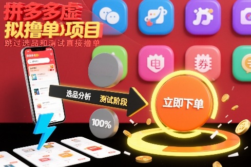 拼多多虚拟撸单项目，跳过选品和测试直接撸单-大表哥网创