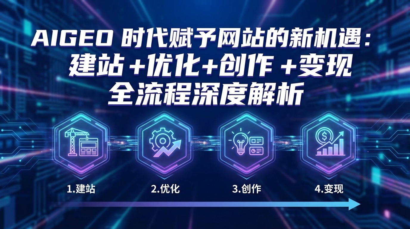 AIGEO+时代赋予网站的新机遇：建站+优化+创作+变现+全流程深度解析-大表哥网创