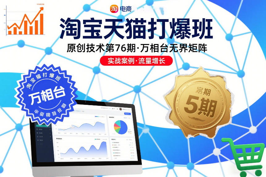 淘宝天猫打爆班原创技术第76期，万相台无界矩阵-大表哥网创