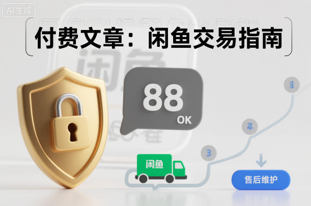 付费文章：闲鱼交易指南，怎么才能降低被坑被马扁的概率-大表哥网创