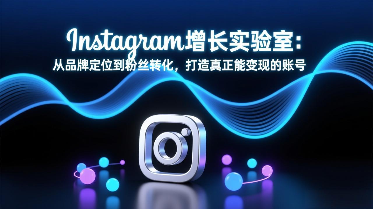 Instagram增长实验室:从品牌定位到粉丝转化,打造真正能变现的账号-大表哥网创