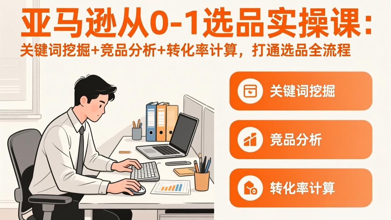 亚马逊从0-1选品实操课(更新3月-大表哥网创