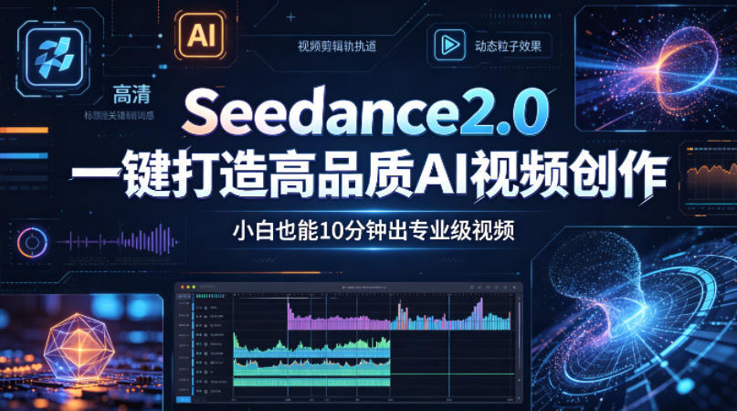Seedance2.0一键打造高品质AI视频创作,小白也能10分钟出专业级视频-大表哥网创