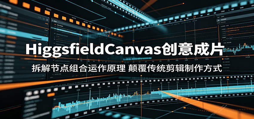 HiggsfieldCanvas创意成片：拆解节点组合运作原理，颠覆传统剪辑制作方式-大表哥网创