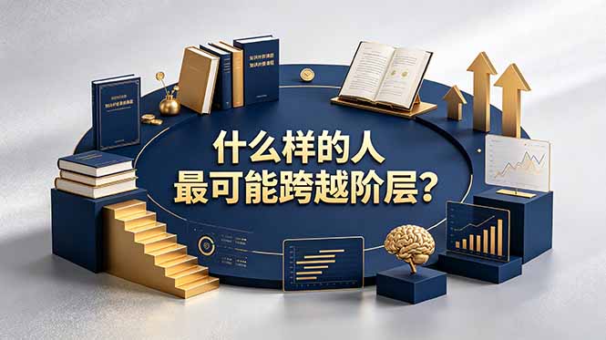 付费文章：什么样的人最可能跨越阶层？具备这五种特质，普通人也能顺利跨越阶层-大表哥网创