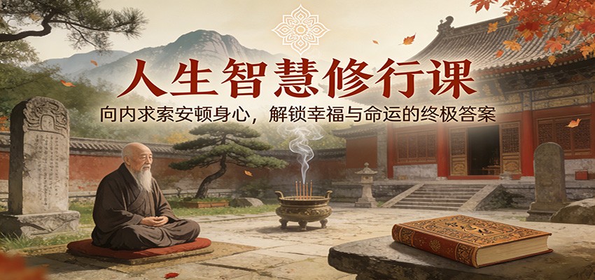 人生智慧修行课：向内求索安顿身心，解锁幸福与命运的终极答案-大表哥网创