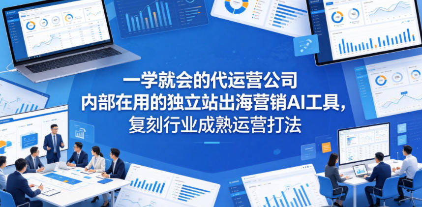 一学就会的代运营公司内部在用的独立站出海营销AI工具,复刻行业成熟运营打法-大表哥网创