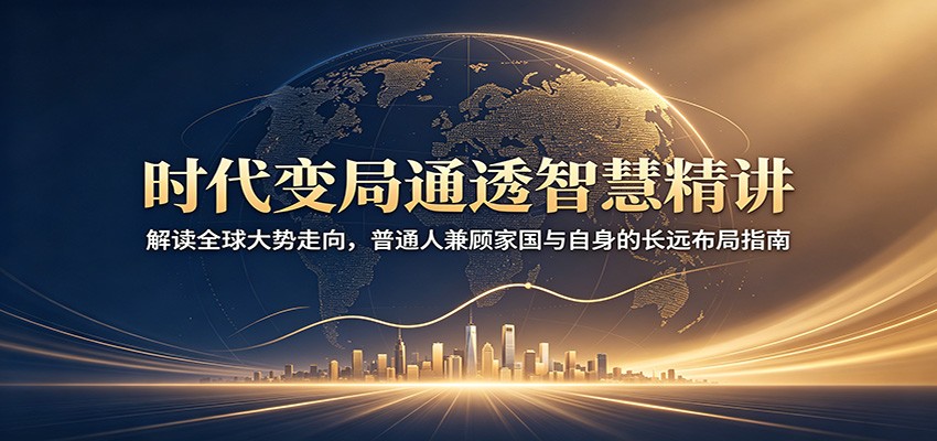 时代变局通透智慧精讲：解读全球大势走向，普通人兼顾家国与自身的长远布局指南-大表哥网创