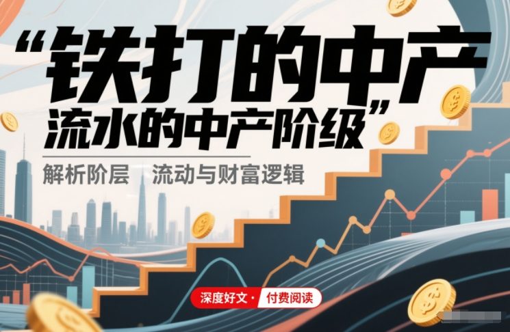 付费文章：铁打的中产，流水的中产阶级-大表哥网创