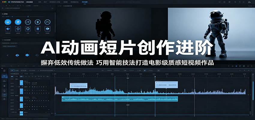 AI动画短片创作进阶：摒弃低效传统做法，巧用智能技法打造电影级质感短视频作品-大表哥网创