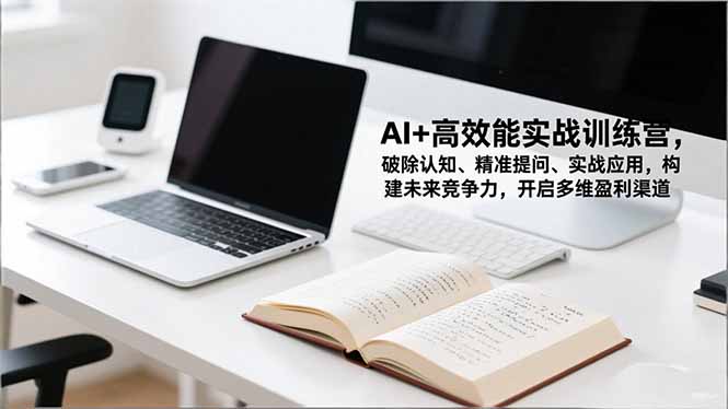 AI+高效能实战训练营，破除认知、精准提问、实战应用，构建未来竞争力，开启多维盈利渠道-大表哥网创