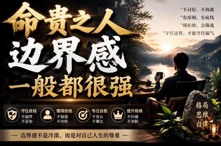 付费文章：命贵之人，边界感一般都很强-大表哥网创