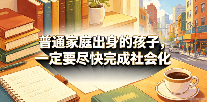 付费文章：普通家庭出身的孩子，一定要尽快完成社会化-大表哥网创