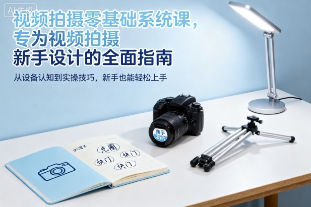 视频拍摄零基础系统课，专为视频拍摄新手设计的全面指南-大表哥网创