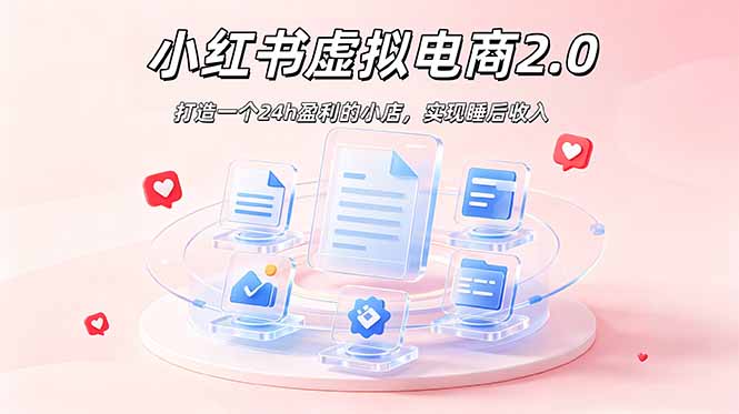 2026 年最强风口掘金项目：AI小红书虚拟电商，布局搜索流量，每日躺赚500+-大表哥网创
