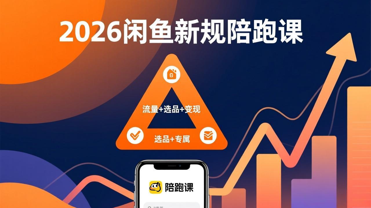 2026闲鱼高阶陪跑课全新上线,带你吃透新规玩转选品流量,从零搭建稳定变现盈利体系-大表哥网创