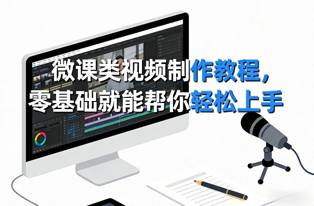 微课类视频制作教程，零基础就能帮你轻松上手-大表哥网创
