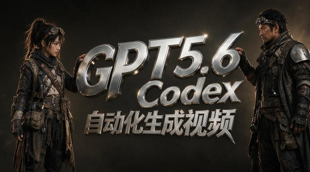 GPT5.6+Codex自动化视频生成：提示词设计×角色设定×封面海报×工作流思路，高效产出AI视频-大表哥网创