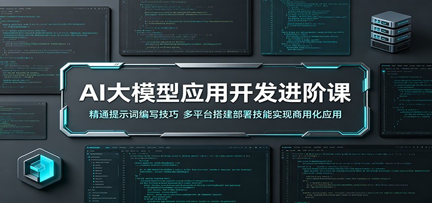 AI大模型应用开发进阶课：精通提示词编写技巧，多平台搭建部署技能实现商用化应用-大表哥网创