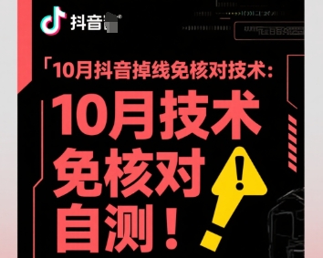 10月抖音掉线免核对技术，不保证百分百，自测-大表哥网创