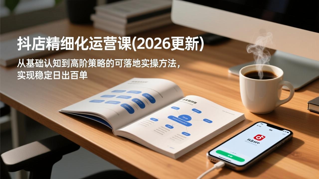 抖店精细化运营课(2026更新-大表哥网创