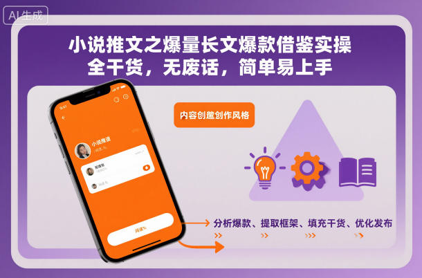 小说推文之爆量长文爆款借鉴实操，全干货，无废话，简单易上手-大表哥网创