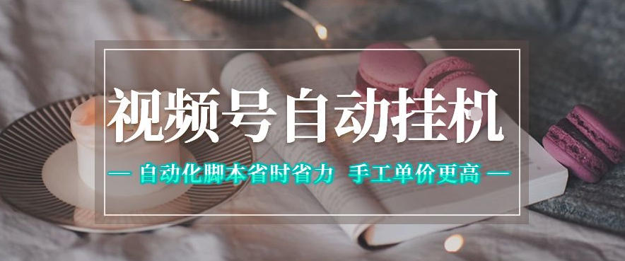 视频号自动挂G项目，自动化脚本省时省力，手工单价更高，日入300+全网最稳【揭秘】-大表哥网创