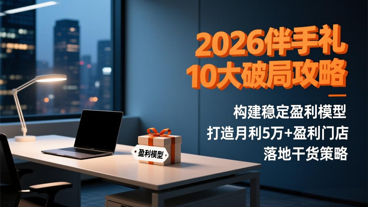 2026伴手礼10大破局攻略：构建稳定盈利模型，打造月利5万+盈利门店，落地干货策略-大表哥网创