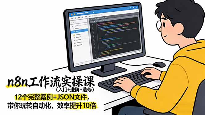 n8n工作流实操课(入门+进阶+选修-大表哥网创